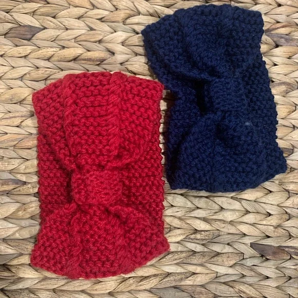 Crochet Knit Turban Headband Ear Warmer. - Picture 3 of 3